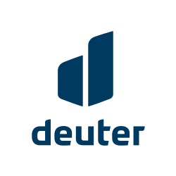 Logo der Marke Deuter, bekannt für hochwertige Rucksäcke und Outdoor-Ausrüstung.