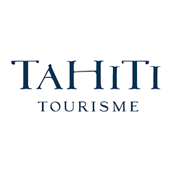 Logo von Tahiti Tourisme für Reiseinformationen und touristische Angebote.