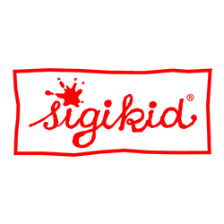 Sigikid-Logo: Verspielt und kreativ, bekannt für hochwertige Kinderprodukte und Spielzeuge.